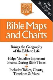 Tapa de Bible Maps And Charts Nelson's Pocket Reference Series