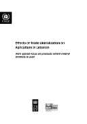 Tapa de Effects of trade liberalization on agriculture in Lebanon
