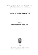Tapa de Ausgrabungen in Assos 1991