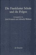 Tapa de Die Frankfurter Schule und die Folgen