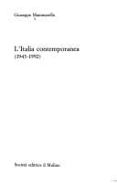 Tapa de L' Italia contemporanea, 1943-1992