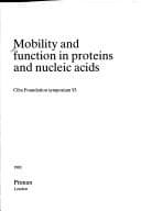 Tapa de Mobility and Function in Proteins and Nucleic Acids