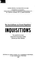 Tapa de Du surréalisme au Front populaire