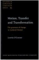 Tapa de Motion, transfer and transformation