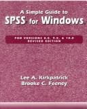 Tapa de A Simple Guide to SPSS for Windows
