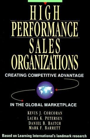 Tapa de High performance sales organizations