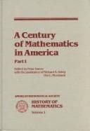 Tapa de A Century of Mathematics in America, Part 3 (History of Mathematics, Vol. 3) (Pt. 3)