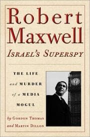 Tapa de Robert Maxwell, Israel's superspy