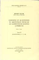 Tapa de Ioannis Buridani Expositio et Quaestiones in Aristotelis Physicam ad Albertum de Saxonia Attributae. Tome II