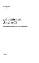 Tapa de La sentenza Andreotti