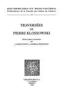Tapa de Traversées de Pierre Klossowski
