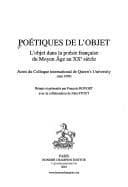 Tapa de Poétiques de l'objet