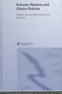 Tapa de Schools, markets and choice policies