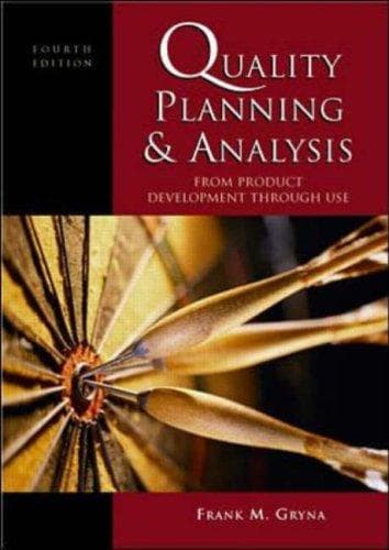Tapa de Quality Planning and Analysis