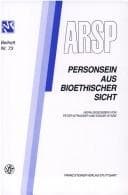 Tapa de Personsein aus bioethischer Sicht