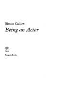 Tapa de Being an actor