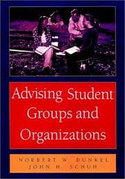 Tapa de Advising Student Groups and Organizations, 8.5 X 11