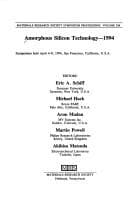 Tapa de Amorphous silicon technology, 1994
