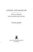 Tapa de Under the Harrow