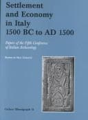 Tapa de Settlement and Economy in Italy