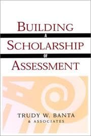 Tapa de Building a Scholarship of Assessment