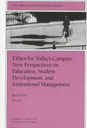 Tapa de Ethics for Today's Campus