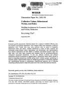 Tapa de Collective values, behavioural norms, and rules
