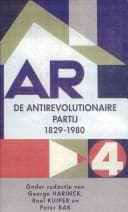 Tapa de De Antirevolutionaire Partij, 1829-1980