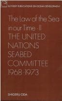 Tapa de The law of the sea in our time--II