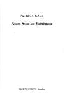 Tapa de Notes from an exhibition