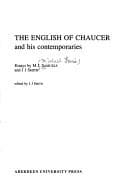 Tapa de The English of Chaucer and his contemporaries
