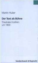 Tapa de Der Text als B uhne: theatrales Erz ahlen um 1800