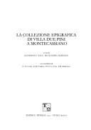 Tapa de La collezione epigrafica di Villa Due pini a Montecassiano