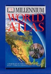 Tapa de DK Millennium World Atlas