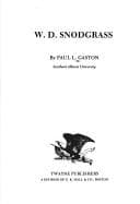 Tapa de W. D. Snodgrass
