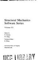 Tapa de Structural Mechanics Software Series