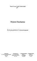 Tapa de Réjean Ducharme
