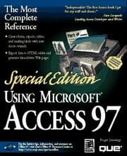 Tapa de Special edition using Microsoft Access 97