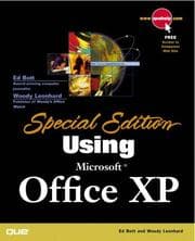 Tapa de Using Microsoft Office XP