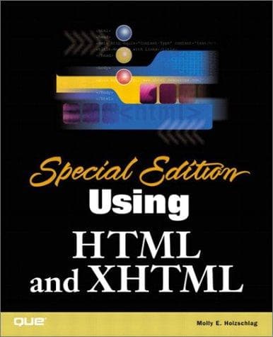 Tapa de Special Edition Using HTML and XHTML