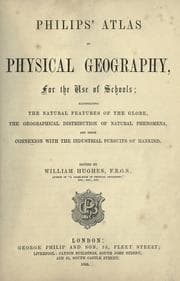 Tapa de Philips' atlas of physical geography ..