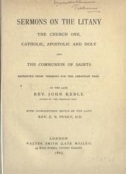 Tapa de Sermons on the litany