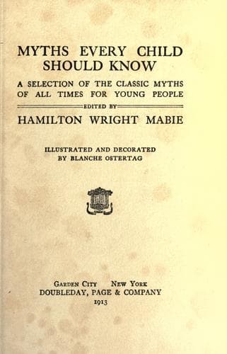 Tapa de Myths every child should know