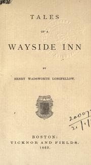 Tapa de Tales of a wayside inn