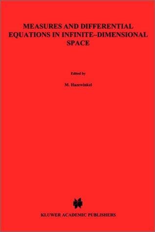 Tapa de Measures and differential equations in infinite-dimensional space