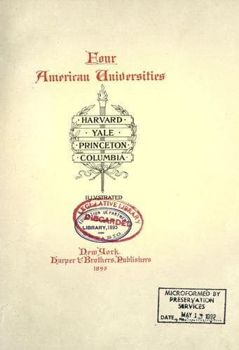Tapa de Four American universities