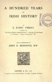 Tapa de A hundred years of Irish history