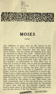 Tapa de Moses