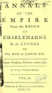 Tapa de Annals of the Empire from the reign of Charlemagne