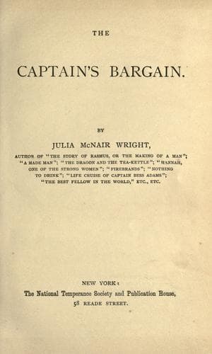 Tapa de The captain's bargain